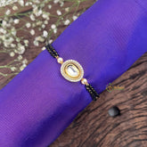 Vriksham Designer Pear Shape Gold plated Mangalsutra Bracelet-G18799